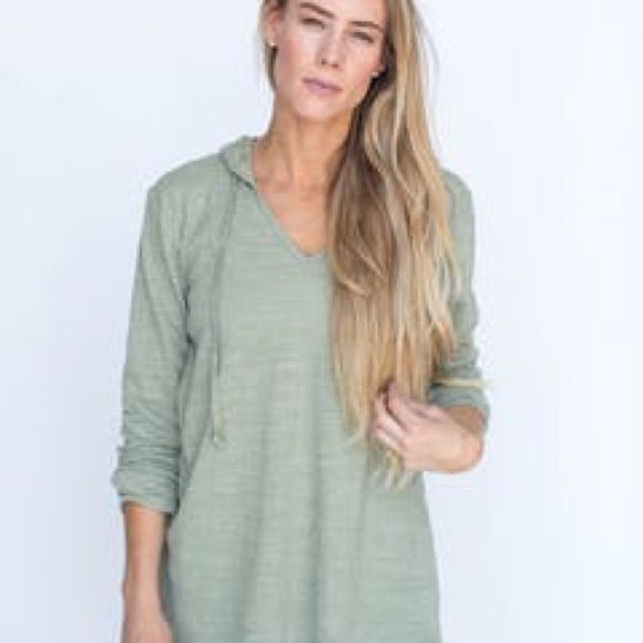 Agnes & Dora Tops - Favorite Hoodie Olive by Agnes & Dora XXXLarge